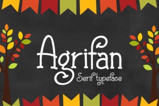 Agrifan: A Serif Font for Creative Campaigns