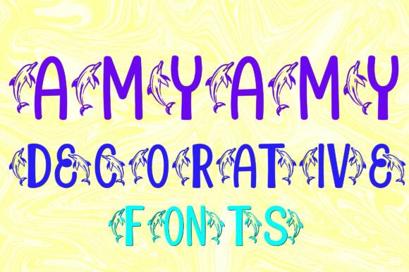 Amyamy: A Decorative Font for Creative Expression