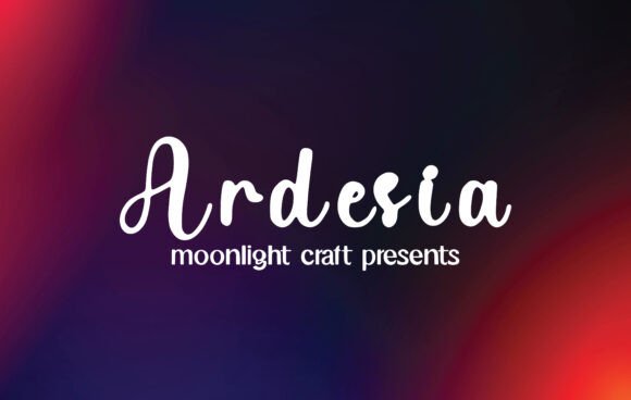 Ardesia: A Handwritten Font for Creative Expression