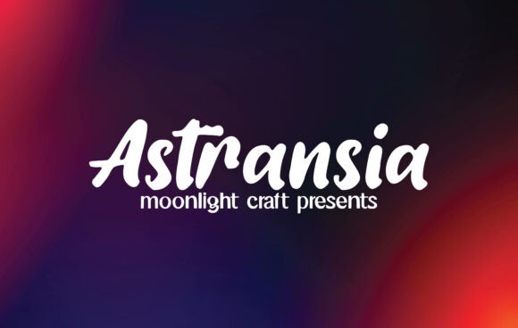 Astransia: A Beautiful Handwritten Font
