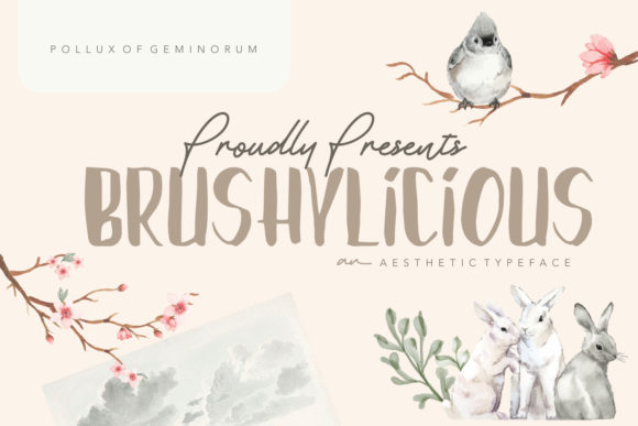 Brushylicious: A Handpainted Typeface for Impactful Design
