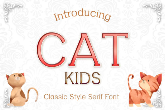 Cat Kids Font for Business
