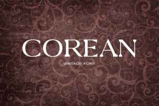 Corean: A Stylish Serif Font for Crafters