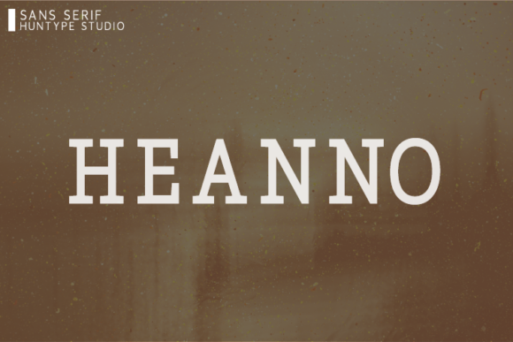 Heanno: A Serif Font for Clear Campaigns
