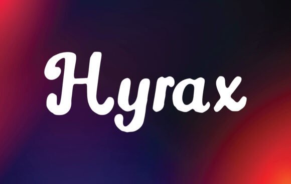 Hyrax: A Handwritten Font for Creative Web Design