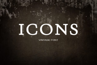 Icons: A Serif Font for Creative Projects