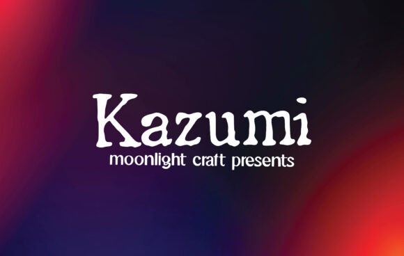 Kazumi: A Handwritten Font for Creative Expression