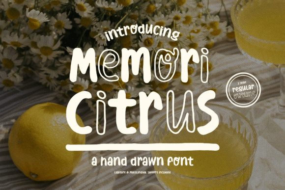 Memori Citrus: A Handwritten Script for Real Projects