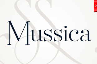 Mussica Family: A Bold Serif for Creative Projects