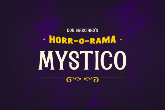 Mystico: A Spooky Serif Font
