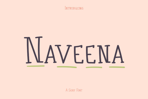 Naveena: A Quirky Serif Font for Creative Projects