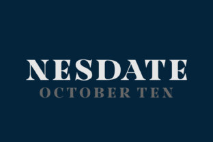 Nesdate October Ten: A Font for Business Style