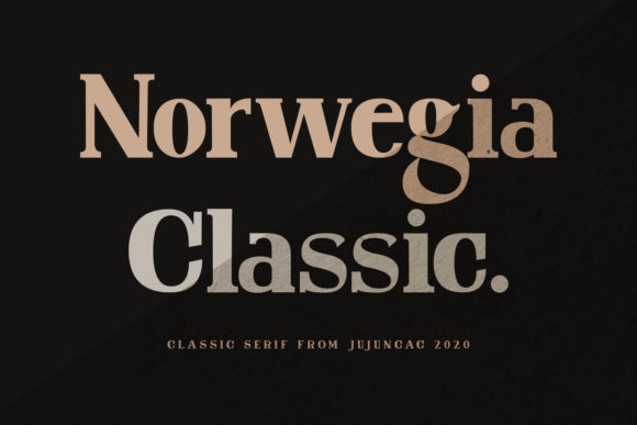 Norwegia Classic: A Serif Font for Creative Projects