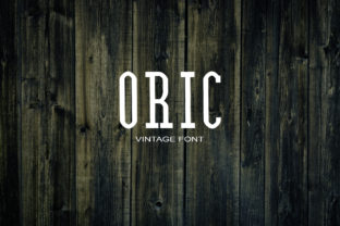 Oric: A Serif Font That Shines