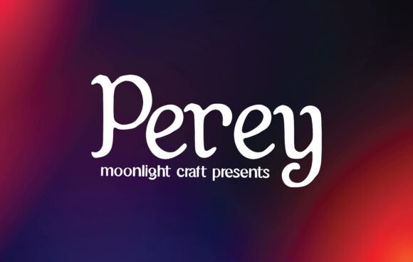 Perey: A Handwritten Font for Creative Expression