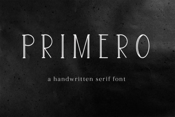 Primero: A Serif for Real Projects