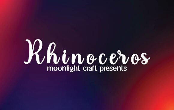 Rhinoceros Font: A Creative Edge