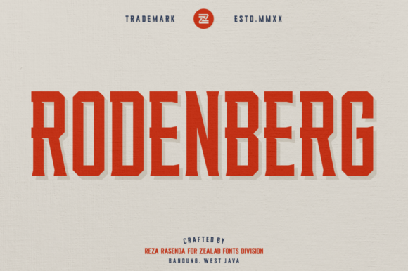 Rodenberg: A Sophisticated Serif for Designers