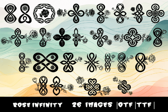 Rose Infinity Font for Creative Projects