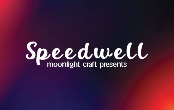 Speedwell: A Handwritten Font for Elegant Design