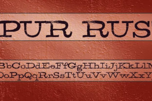 Spur Rust: A Bold Font for Your Brand