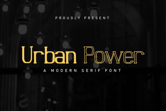 Urban Power: A Versatile Serif Font
